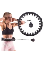 HMS HHW01 obruč s výstupky a závažím černá HMS HHW01 obruč s výstupky a závažím černá