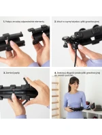 HMS HHW01 obruč s výstupky a závažím černá HMS HHW01 obruč s výstupky a závažím černá