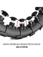 HMS HHW01 obruč s výstupky a závažím černá HMS HHW01 obruč s výstupky a závažím černá