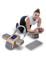 KA08 automatické kolečko na procvičování břišních svalů s LCD displejem a nabíjecím HMS KA08 automatické kolečko na procvičování břišních svalů s LCD displejem a nabíjecím HMS