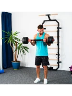 HMS SGN120 sada závaží 6v1 (činka, bradla a kettlebell) 20 kg HMS SGN120 sada závaží 6v1 (činka, bradla a kettlebell) 20 kg