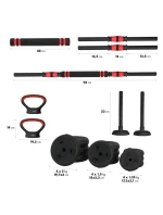 HMS SGN120 sada závaží 6v1 (činka, bradla a kettlebell) 20 kg HMS SGN120 sada závaží 6v1 (činka, bradla a kettlebell) 20 kg