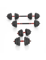 HMS SGN120 sada závaží 6v1 (činka, bradla a kettlebell) 20 kg HMS SGN120 sada závaží 6v1 (činka, bradla a kettlebell) 20 kg