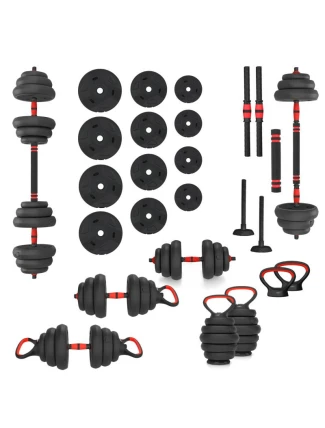 HMS SGN120 sada závaží 6v1 (činka, bradla a kettlebell) 20 kg HMS SGN120 sada závaží 6v1 (činka, bradla a kettlebell) 20 kg