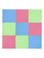 Multipack One Fitness puzzle podložka MP10 zeleno-modro-červená 9 dílků 10 mm Multipack One Fitness puzzle podložka MP10 zeleno-modro-červená 9 dílků 10 mm