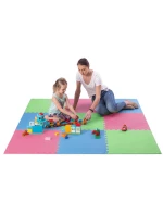 Multipack One Fitness puzzle podložka MP10 zeleno-modro-červená 9 dílků 10 mm Multipack One Fitness puzzle podložka MP10 zeleno-modro-červená 9 dílků 10 mm