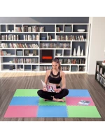 Multipack One Fitness puzzle podložka MP10 zeleno-modro-červená 9 dílků 10 mm Multipack One Fitness puzzle podložka MP10 zeleno-modro-červená 9 dílků 10 mm