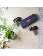 HMS aerobic stepper model AS002 v růžové/šedé barvě HMS aerobic stepper model AS002 v růžové/šedé barvě