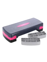 HMS aerobic stepper model AS002 v růžové/šedé barvě HMS aerobic stepper model AS002 v růžové/šedé barvě