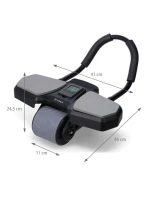 KA10 BLACK ABS WHEEL AUTOMATICKÉ BŘIŠNÍ SVALOVÉ TRÉNINKOVÉ KOLO S PODPOROU KA10 BLACK ABS WHEEL AUTOMATICKÉ BŘIŠNÍ SVALOVÉ TRÉNINKOVÉ KOLO S PODPOROU