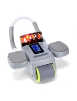 KA08 ŠEDÁ ABS AUTOMATICKÉ BŘIŠNÍ SVALOVÉ CVIČENÍ KOLO S LCD DISPLEJEM A NABÍJENÍ HMS KA08 ŠEDÁ ABS AUTOMATICKÉ BŘIŠNÍ SVALOVÉ CVIČENÍ KOLO S LCD DISPLEJEM A NABÍJENÍ HMS