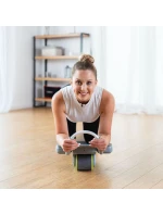 KA08 ŠEDÁ ABS AUTOMATICKÉ BŘIŠNÍ SVALOVÉ CVIČENÍ KOLO S LCD DISPLEJEM A NABÍJENÍ HMS KA08 ŠEDÁ ABS AUTOMATICKÉ BŘIŠNÍ SVALOVÉ CVIČENÍ KOLO S LCD DISPLEJEM A NABÍJENÍ HMS