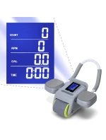 KA08 ŠEDÁ ABS AUTOMATICKÉ BŘIŠNÍ SVALOVÉ CVIČENÍ KOLO S LCD DISPLEJEM A NABÍJENÍ HMS KA08 ŠEDÁ ABS AUTOMATICKÉ BŘIŠNÍ SVALOVÉ CVIČENÍ KOLO S LCD DISPLEJEM A NABÍJENÍ HMS