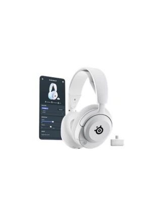 SteelSeries Herní náhlavní souprava Arctis Nova 5P Bluetooth s mikrofonem přes uši s potlačením hluku Bezdrátová bílá SteelSeries Herní náhlavní souprava Arctis Nova 5P Bluetooth s mikrofonem přes uši s potlačením hluku Bezdrátová bílá