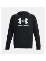 Mikina Under Armour Rival Fleece Logo Hoodie - černá/bílá Mikina Under Armour Rival Fleece Logo Hoodie - černá/bílá