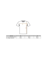 CLASSIC BRAND RED - Tričko T-Shirt Cotton DBX BUSHIDO KT12-XL pánské