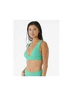 Plavková podprsenka RIP CURL Premium Surf Deep V zelená Plavková podprsenka RIP CURL Premium Surf Deep V zelená