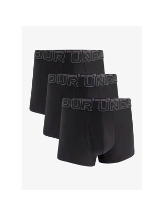 Termální boxerky Under Armour Performance Tech 3 in 3-Pack Boxerjock - black/black/castlerock