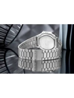 Unisex digitální hodinky Casio A168WA s náramkem z nerezové oceli, stříbrné Unisex digitální hodinky Casio A168WA s náramkem z nerezové oceli, stříbrné