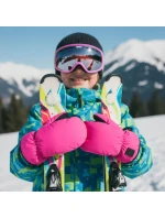 Zimní rukavice Meteor Juna XXS růžová/černá Zimní rukavice Meteor Juna XXS růžová/černá