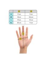 Zimní rukavice Meteor Alpora XL černé Zimní rukavice Meteor Alpora XL černé