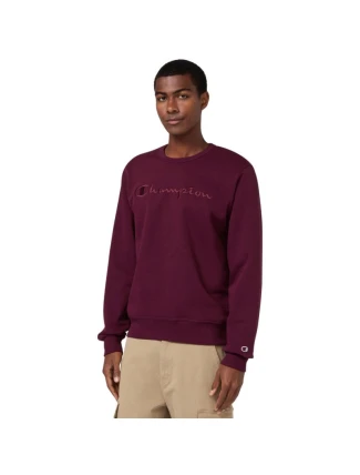 Pánská mikina Champion Crewneck Sweatshirt maroon 220272 RS522 pánské Pánská mikina Champion Crewneck Sweatshirt maroon 220272 RS522 pánské