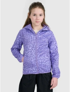 Dívčí větruodolná softshellová bunda s membránou 5000 4F 4FJRAW25TSOFF507-90A