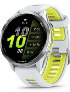 Sportovní hodinky Garmin Forerunner 970 Whitestone/Amp Yellow