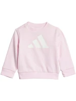 Dětské tepláky Adidas Essentials růžové JC9645 Dětské tepláky Adidas Essentials růžové JC9645