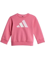 Dětské tepláky Adidas Essentials růžovo-šedé JY0303 Dětské tepláky Adidas Essentials růžovo-šedé JY0303