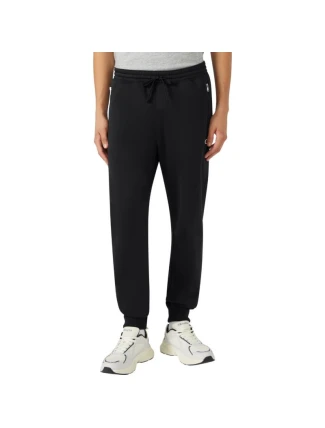 Champion Pánské kalhoty s žebrovanými manžetami černé 220300 KK001 Champion Pánské kalhoty s žebrovanými manžetami černé 220300 KK001