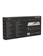 MAGNETICKÁ KLÁVESNICE SAVIO ASTRAL WHITE OUTEMU WHITE JADE RGB 3 BARVY KLÁVES MAGNETICKÁ KLÁVESNICE SAVIO ASTRAL WHITE OUTEMU WHITE JADE RGB 3 BARVY KLÁVES