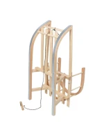 ZELENOMODRÉ DŘEVĚNÉ SÁŇKY, OPĚRADLO, SEDÁK, ŠŇŮRA, DO 100 KG, GB159 ZELENOMODRÉ DŘEVĚNÉ SÁŇKY, OPĚRADLO, SEDÁK, ŠŇŮRA, DO 100 KG, GB159