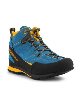 La Sportiva BOULDER X MID GTX ZFAS054B00Y00 BLUE/YELLOW La Sportiva BOULDER X MID GTX ZFAS054B00Y00 BLUE/YELLOW