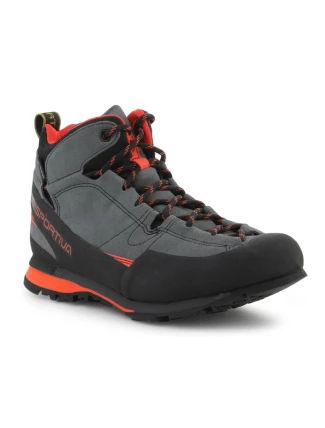 La Sportiva BOULDER X MID GTX ZFAS054G00R04 CARBON/FLAME La Sportiva BOULDER X MID GTX ZFAS054G00R04 CARBON/FLAME
