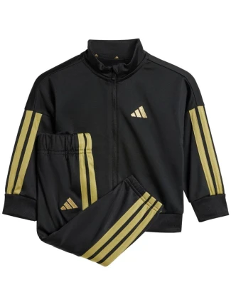 Dětské tepláky Adidas Essentials Climacool černo-zlaté JC8857 Dětské tepláky Adidas Essentials Climacool černo-zlaté JC8857