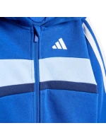Dětská tepláková souprava adidas Essentials Tiberio 3 Stripes Fleece modrá KC6004 Dětská tepláková souprava adidas Essentials Tiberio 3 Stripes Fleece modrá KC6004