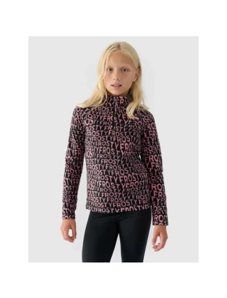 Dívčí fleecové termoprádlo (top) 4F Junior 4FJWAW24UFLEF051-64A Dívčí fleecové termoprádlo (top) 4F Junior 4FJWAW24UFLEF051-64A