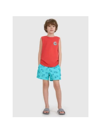 Chlapecké plážové šortky boardshorts 4F 4FJWSS25UBDSM121-47A Chlapecké plážové šortky boardshorts 4F 4FJWSS25UBDSM121-47A