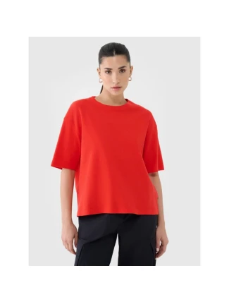 Dámské tričko z vaflového úpletu 4F 4FRSS25TTSHF2651-62S Dámské tričko z vaflového úpletu 4F 4FRSS25TTSHF2651-62S