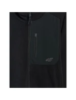 Pánský fleece s pravidelným límcem 4F 4FWAW25TFLEM414-20S Pánský fleece s pravidelným límcem 4F 4FWAW25TFLEM414-20S