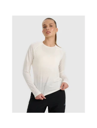 Dámský rychleschnoucí outdoorový běžecký dlouhý rukáv 4F 4FWAW25TFLOF415-11S Dámský rychleschnoucí outdoorový běžecký dlouhý rukáv 4F 4FWAW25TFLOF415-11S