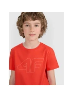 Chlapecké tričko s potiskem 4F 4FJRAW25TTSHM3261-62S Chlapecké tričko s potiskem 4F 4FJRAW25TTSHM3261-62S