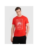 Pánské volejbalové tričko s potiskem 4F 4FRAW25TTSHM3236-62S pánské Pánské volejbalové tričko s potiskem 4F 4FRAW25TTSHM3236-62S pánské