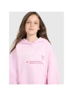Dívčí mikina oversize s kapucí 4F 4FJRAW25TSWSF2429-56S Dívčí mikina oversize s kapucí 4F 4FJRAW25TSWSF2429-56S