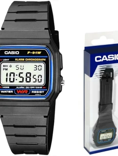 Pánské hodinky CASIO F-91W-1YER + BOX
