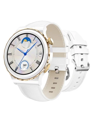 Dámské chytré hodinky Rubicon RNCE92 PRO White/2 x Strap SMARUB171 Dámské chytré hodinky Rubicon RNCE92 PRO White/2 x Strap SMARUB171