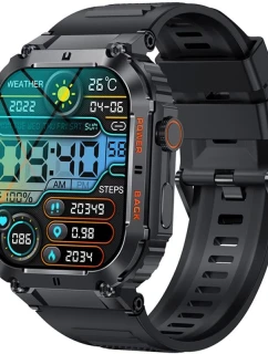 VELTORI VT200-1 Smartwatch Černý silikonový řemínek