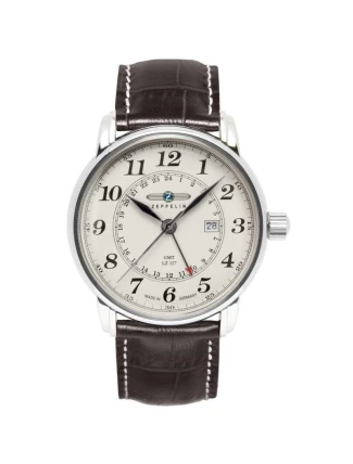 ZEPPELIN Pánské hodinky LZ127 Graf Zeppelin GMT 7642-5 + BOX ZEPPELIN Pánské hodinky LZ127 Graf Zeppelin GMT 7642-5 + BOX