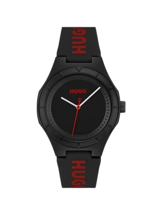 HUGO Lit For Him Pánské hodinky černé 1530343 + BOX HUGO Lit For Him Pánské hodinky černé 1530343 + BOX